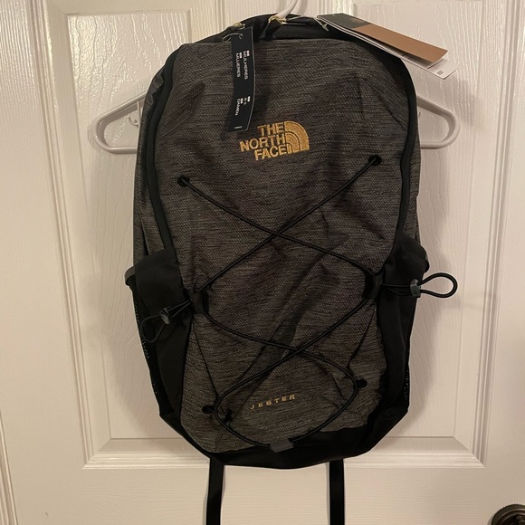 The North Face Handbags - The North Face Jester Backpack Gray and Yellow